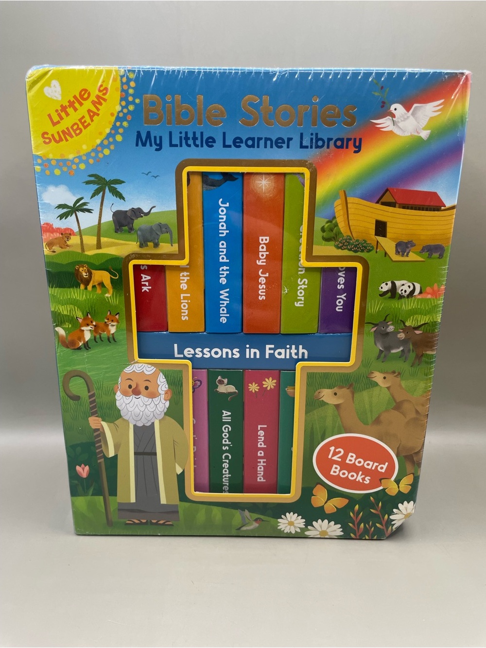 Bible Stories My Little Learner Library by Cottage Door Press 12 Board Books NEW